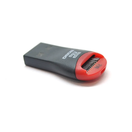 Кардридер USB2.0 Voltronic MicroSD Black/Red
