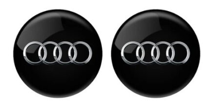 Стильна наклейка з логотипом Audi на дверні замки <unk> Високоякісні матеріали