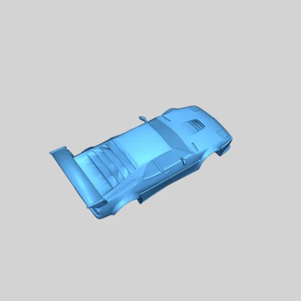 Модель автомобіля зроблена на 3д принтері BMW M1 1/64