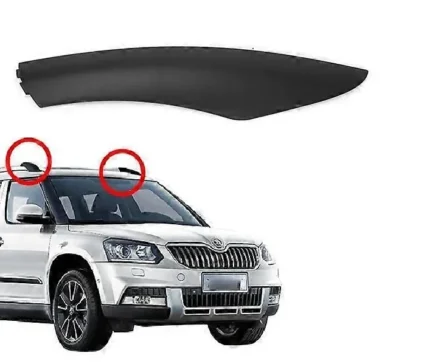 Кришка передньої задньої стійки даху Rail End Bar для Skoda Yeti SUV