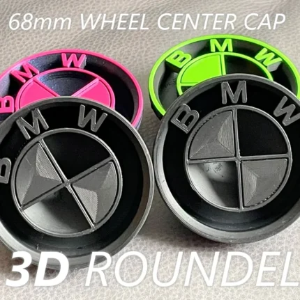Центральний ковпачок колеса BMW 68 мм 3D Roundel